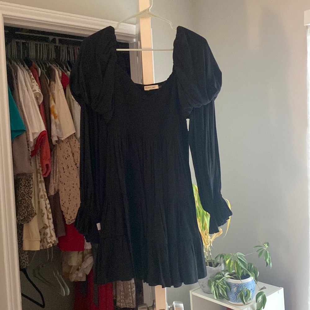 Large Black mini dress
